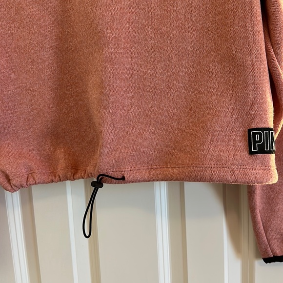 EUC Cropped PINK Hoodie - Picture 5 of 6